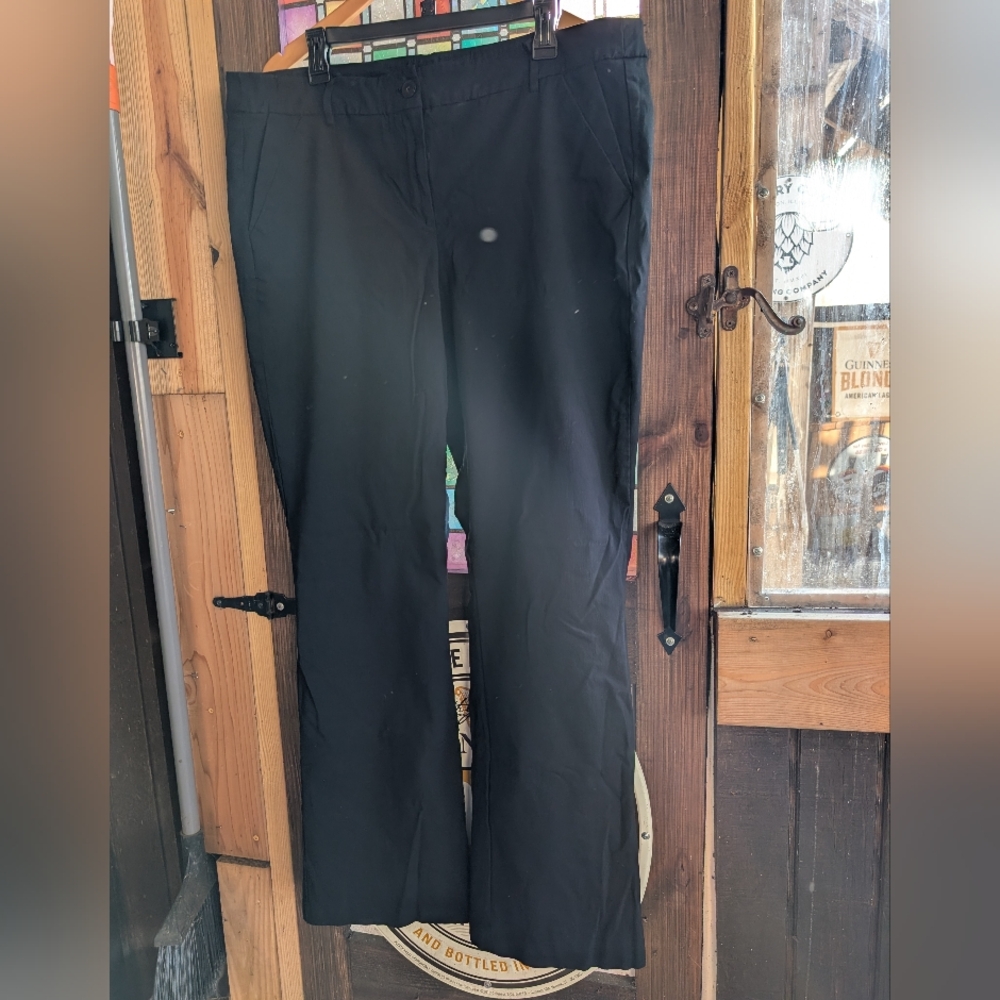 Lane Bryant Black Bootcut Dress Pants - 20 Long / Tall